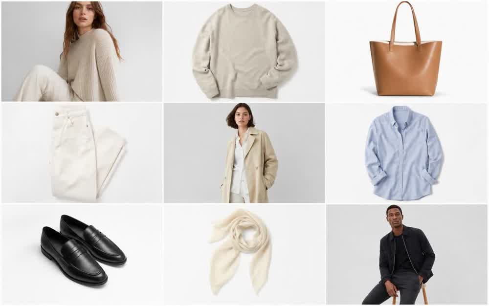 Apparel and accessories catalogue set