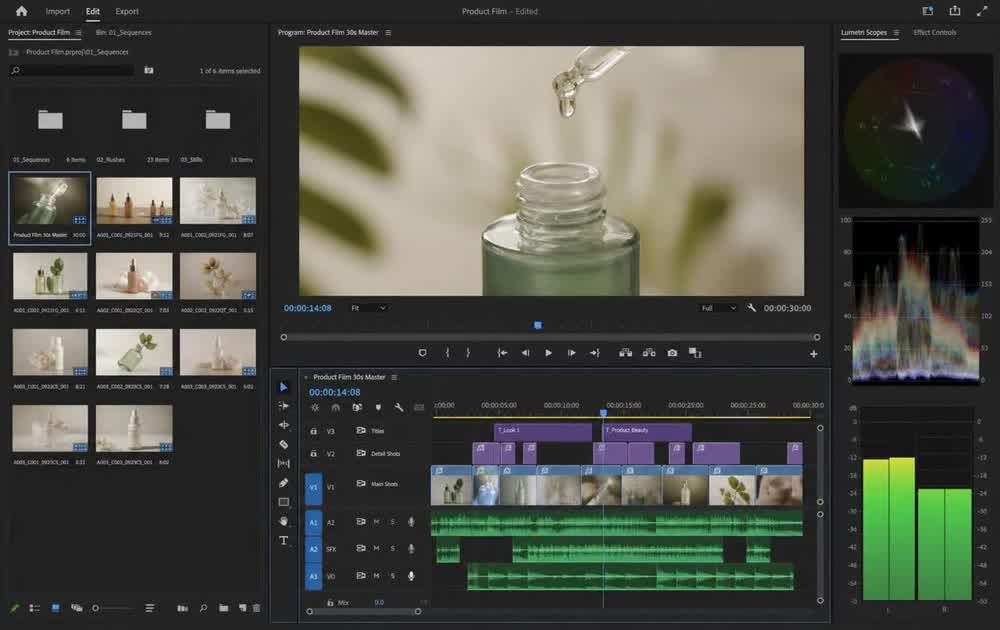 Post production, colour and versioning