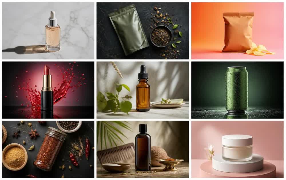 Studio stills, catalogue and campaign selects