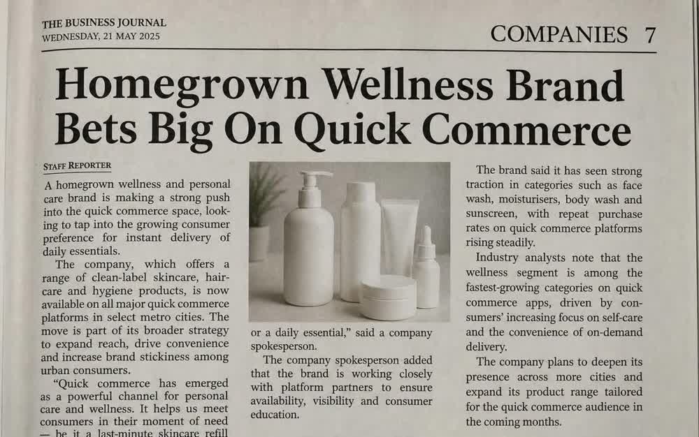 Print coverage, business daily company profile